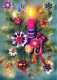 Buon Anno Natale CANDELA Vintage Cartolina CPSM #PBA178.IT - New Year