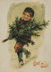 Buon Anno Natale BAMBINO Vintage Cartolina CPSM #PAW749.IT - New Year