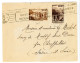 SURTAXE N°345 ET 347 SUR LETTRE 1937 LYON GARE RHONE - 1921-1960: Modern Period