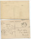 LOT 2 CPA * PARIS La Gare Montparnasse ( Beau Plan Tramways Tram ) & La Gare De L'Est ( Animée Autobus à Plateforme ) - Metro, Stations