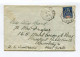 !!! GABON, 25C GROUPE N°23 OBLIT MARITIME MATADI A BORDEAUX SUR LETTRE DE 1909 POUR NEW YORK - Cartas & Documentos