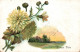 O5 - Carte Postale Fantaisie - Fleurs - Paysage - Bonne Fête - Other & Unclassified