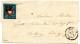 SUISSE - SBK 15 II LEGEREMENT TOUCHE EN BAS SUR LETTRE INCOMPLETE DE MARTIGNY - SIGNEE SCHELLER - 1843-1852 Kantonalmarken Und Bundesmarken