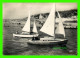 SHIP, BATEAU, VOILIERS - DEAUVILLE- TROUVILLE (76) - VOILIERS RENTRANT DANS LE BASSIN - CIRCULÉE - CAP - - Segelboote