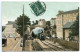 CPA Couleur Voyagé 1910 * LISIEUX L'entrée Du Tunnel De La Ligne De Trouville ( Train Locomotive Vapeur ) - Lisieux