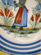 Delcampe - HENRIOT HR QUIMPER Bol à Oreille 1922 Collect. Breton Faïence Stannifère Terre Ocre Très Ancien   #240047 - Quimper/Henriot (FRA)