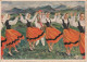 WA 5- EN PARCOURANT LE PAYS BASQUE - " DANSE DE LA VALLEE DE  BAZTAN " -  DANSEUSES , MUSICIEN - ILLUSTRATEUR HOMUALK - Homualk