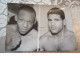 Photographie . N° 52043 .boxe.eddie Perkins Contre Omrane Sadok.1963 Photo De Presse Universal. 18 X 13 Cm. - Sports