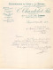 Facture.AM19462.Lyon.Pour Paris.1915.Chantelot Fils.Aquarrissage De Lyon Et Du Rhône.Engrais.Sang.Os.Viande Desséchée - 1900 – 1949