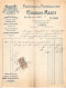 Facture.AM19420.Lyon.1909.Charles Mazet.Plombagine.Lubrifiant.Papier.Toile Emeri.Huile Minérale.savon - 1900 – 1949