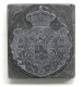 Timbro Tipografico D'epoca - Regno D'Italia - Stemma Nobiliare Savoia - 1900 Ca. - Autres & Non Classés
