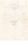 Facture.AM20335.Vouziers.1851.Ch Sarazin.Imprimeur - 1800 – 1899