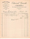 Facture.AM19956.Cannes.1908.Edmond Guende.Librairie Catholique.Papeterie.Maroquinerie.article De Piété - Imprimerie & Papeterie