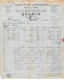 Facture.AM20273.Tarbes.1869.Quenin.Soierie Pour Ameublement.Tissus.Bourre De Soie.Tapis De Table - 1800 – 1899