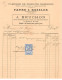 Facture.AM20602.La Demi Lune.1874.J Bruchon.Faure & Kessler.Produits Chimiques.agriculture.Horticulture - 1800 – 1899