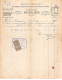 Facture.AM20706.Lyon.1896.Soulier.Travaux Batiment.Plomberie.Zinguerie.Installations D'eaux Et De Gaz.Baignoire Avrial - 1800 – 1899