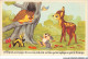 CAR-AAMP2-DISNEY-0126 - Bambi Accompagné De Ses Amis Rend Visite Au Hibou Qui Leur Explique Ce Qu'est Le Printemps-N°12 - Disneyland