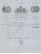 Facture.AM20530.Rouen.1868.Bickford-Davey-Chanu & Cie.Fusées De Sûreté.Cartouches.Mine - 1800 – 1899