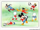 CAR-AAMP6-DISNEY-0576 - Mickey, Dingo, Minnie, Pluto Jouent Au Football - Le Sport Par Walt-Disney - Disneyland