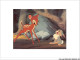 CAR-AAMP5-DISNEY-0422 - Bambi Et Pan-Pan - Bambi And Thumper Laugh Together - Disneyland