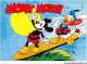 CAR-AAMP4-DISNEY-0350 - Mickey Mouse Et Donald Sur Une Planche De Surf - WD 5/30 - Disneyland