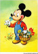 CAR-AAMP4-DISNEY-0310 - Mickey Tient Des Fleurs - Disneyland