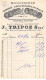 Facture.AM20483.Paris.1913.J Tripoz.Boucherie.Triperie Saint Philippe Du Roule - 1900 – 1949