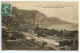 CPA Voyagé 1923 * BEAULIEU La GARE Vue Sur Le Cap Roux  Et La Petite Afrique Le Cap D'Ail Et La Tête De Chien (wagon) - Beaulieu-sur-Mer