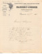 Facture.AM24195.Rosières.1922.Margerit Grenier.Maison De Confiance.Literie.Couverture.Matelas - 1900 – 1949