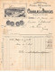 Facture.AM24547.Lyon.1922.Charlas & Brocas.Toiles Métalliques - 1900 – 1949