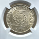 Portuguese Saint Thomas And Prince 10 Escudos 1939 Silver UNC NGC MS62 - Sao Tome En Principe