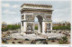 3 Cartes Paris, L'Arc De Triomphe De L'Etoile, L'Avenue Foch, Voitures, Automobile, Bus, - Arc De Triomphe