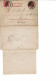 ¨REICHSPOST  ENTIER POSTAL KARTENBRIEF  TIMBRE  TYPE N° 47+ Timbre N° 47 - Sobres