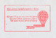 Illustrated Meter Cover Switzerland 1990 Bern - Air Balloon - Aardrijkskunde