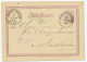 Trein Haltestempel Dieren 1876 - Lettres & Documents