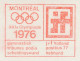 Meter Cut Netherlands 1980 Olympic Games Montreal 1976 - Other & Unclassified