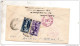 1953 LETTERA RACCOMANDATA CON ANNULLO S. MARGHERITA LIGURE GENOVA  PER U.S.A. VIA AEREA - 1946-60: Poststempel