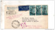 1953 LETTERA RACCOMANDATA CON ANNULLO S. MARGHERITA LIGURE GENOVA  PER U.S.A. VIA AEREA - 1946-60: Poststempel