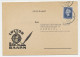 Firma Briefkaart Baarn 1949 - Globe - Boek - Inktpen - Non Classés