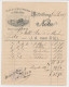 Nota Middelburg 1887 - Vleeschhouwerij - Spekslagerij - Pays-Bas