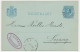 Briefkaart G. 25 Amsterdam - Duitsland 1881 - Postwaardestukken