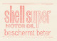 Meter Cover Netherlands 1965 Shell Super - Motor Oil - Autres & Non Classés