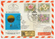 Registered Cover / Postmark Austria 1964 Air Balloon - Garden Show - Flugzeuge