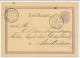 Briefkaart G. 7 Grave - Amsterdam 1876 - Ganzsachen