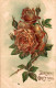 O5 - Carte Postale Fantaisie Gaufrée - Fleurs - Roses - Birthday Greeting - Anniversaire