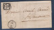 Haute Garonne - 15c Taxe N° 3 Sur Lettre De CIERP Pour St Gaudens - 1859-1959 Briefe & Dokumente