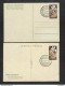 GUINÉE ESPAGNOLE - GUINEA ESPANOLA - 2 Cartes MAXIMUM 1956 - CRYNUM GEGANTEUM - Spaans-Guinea