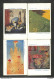 JAPON - 4 Cartes Tableaux - Peinture - Other & Unclassified