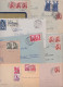 Sarre Saarbrücken Ottweiler St. Ingbert Völklingen Neunkirchen Lettre Timbre Saar Briefmarke Brief Lot De 10 Lettres - Storia Postale