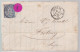 Un Timbre N° 31  10 C  Franco  Suisse  Sur Lettre Genève   1865 Destination Fribourg - Brieven En Documenten